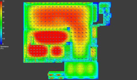 Lighting Layouts - Green Lighting LED %Free Photometric Drawings